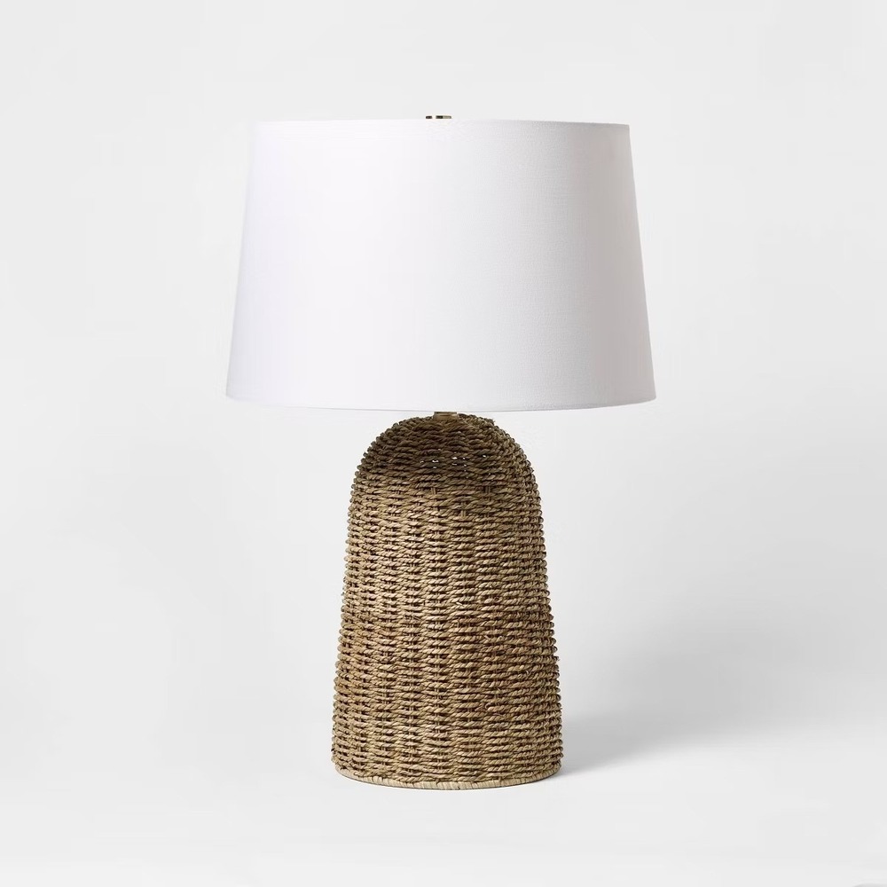 Large‎ Seagrass Table Lamp Natural - Threshold Studio McGee, Target NIB